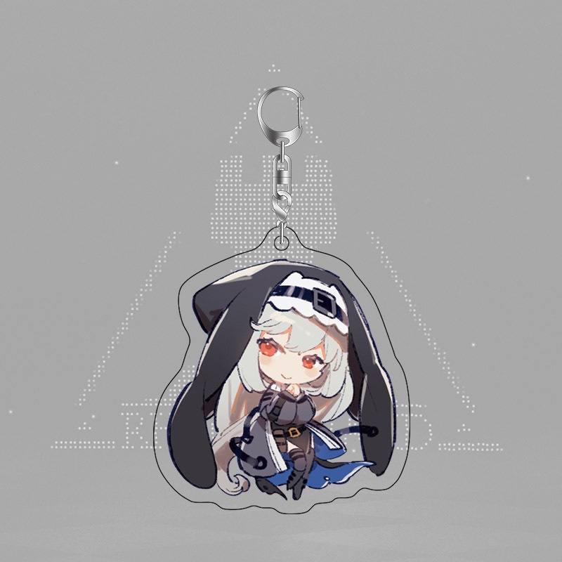Mặt dây chuyền ngoại vi Arknights, Skadi Ghost Shark, móc khóa trò chơi hoạt hình bánh sandwich hai mặt acrylic