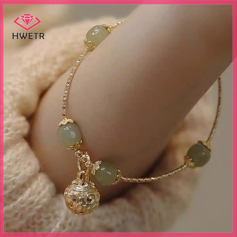 Vòng Tay Hai Lớp Xâu Hạt Phong Cách Trung Hoa Thời Trang Cho Nữ Mới