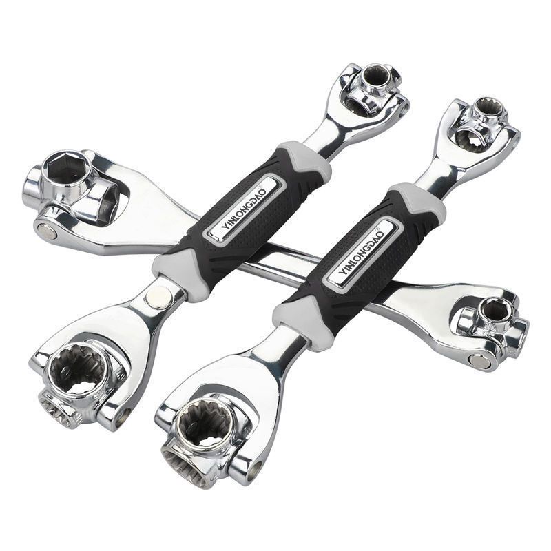 Yinlongdao cờ lê ổ cắm bánh cóc nhanh 52 trong 1 đa năng cờ lê 8 trong 1 dụng cụ sửa chữa cờ lê ổ cắ