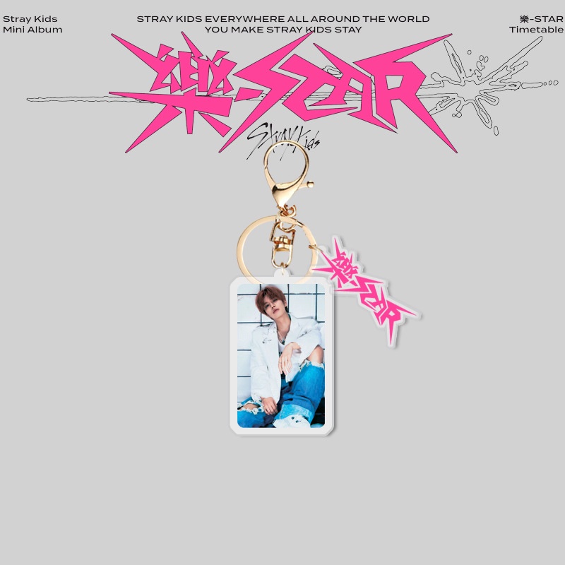 Móc Khóa Túi Xách Hình kpop stray kids le-star Tên skz bangchan felix chang bin