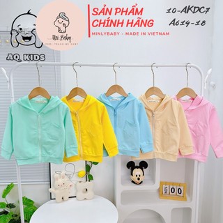 [8-27kg] Áo Khoác Thu Đông Trẻ Em Vải Da Cá Loại 1 Dày Dặn, Hàng Chính Hãng Minlybaby - Unibaby AKDC7