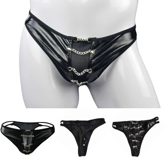 Quần lót boxer dây xích màu đen cho nam