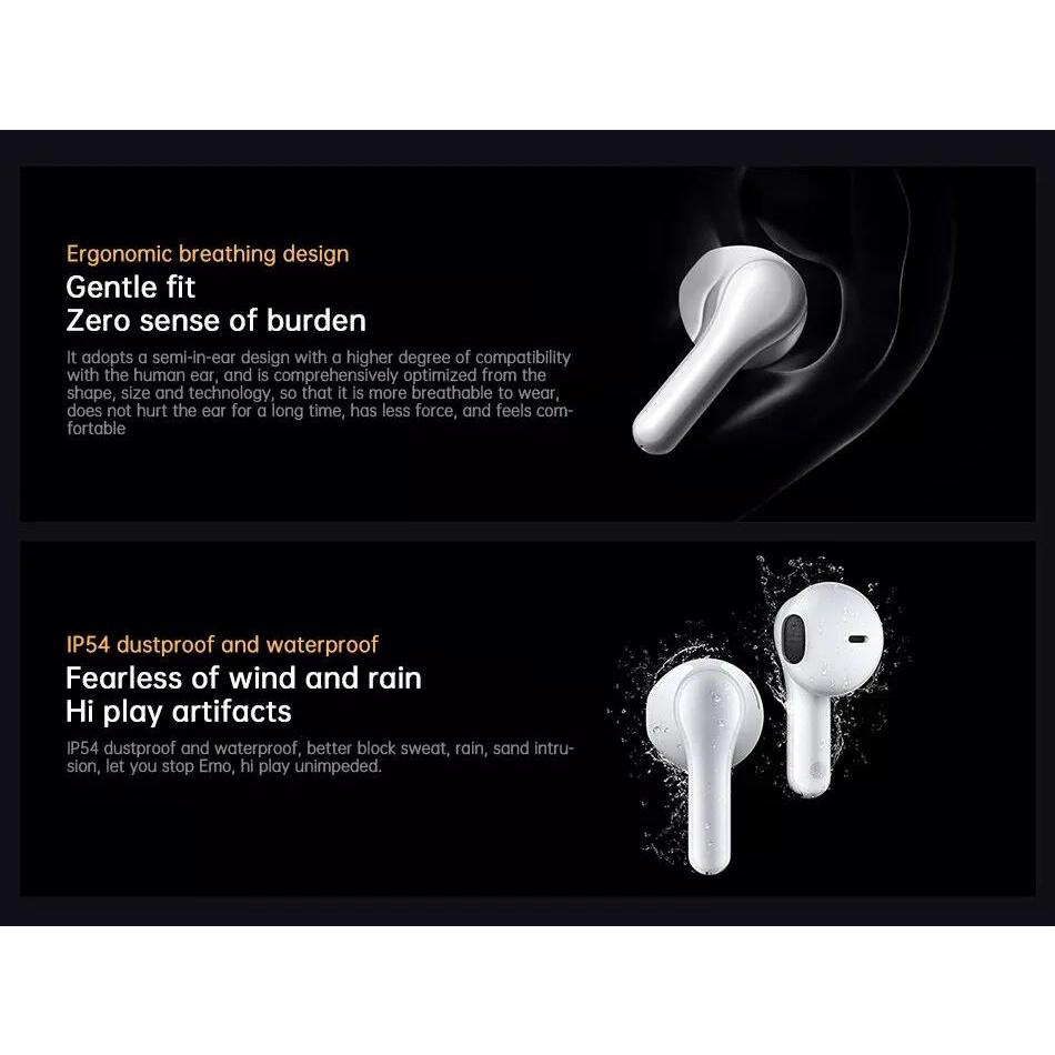 Tai Nghe Nhét Tai vivo iqoo tws air 2 tws Kết Nối bluetooth 5.3 Âm Thanh Sống Động