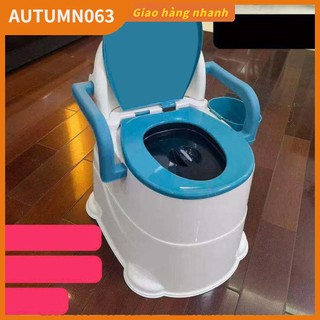 Ghế ngồi toilet di động chống mùi hôi thoải mái khi ngồi trong nhà dành cho người lớn tuổi autumn063