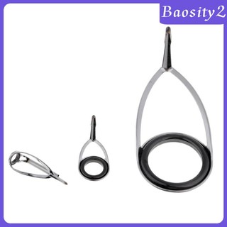 [Baosity2] Bộ sửa chữa đầu hướng dẫn cần câu tay cầm thẳng 8 miếng Kích thước khác nhau