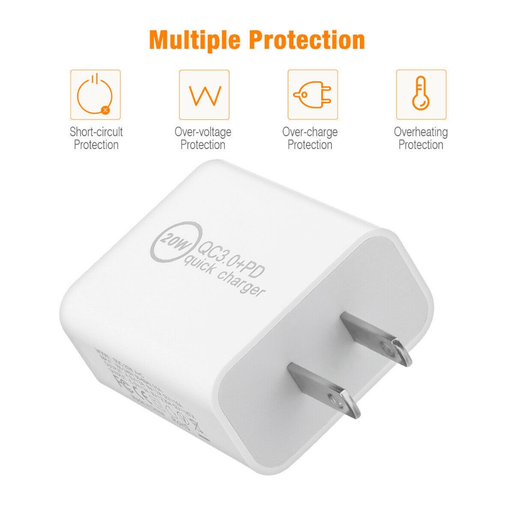GOOJODOQ Goojoq Đầu Sạc Nhanh qc 3.0 20w Cho iphone android type c