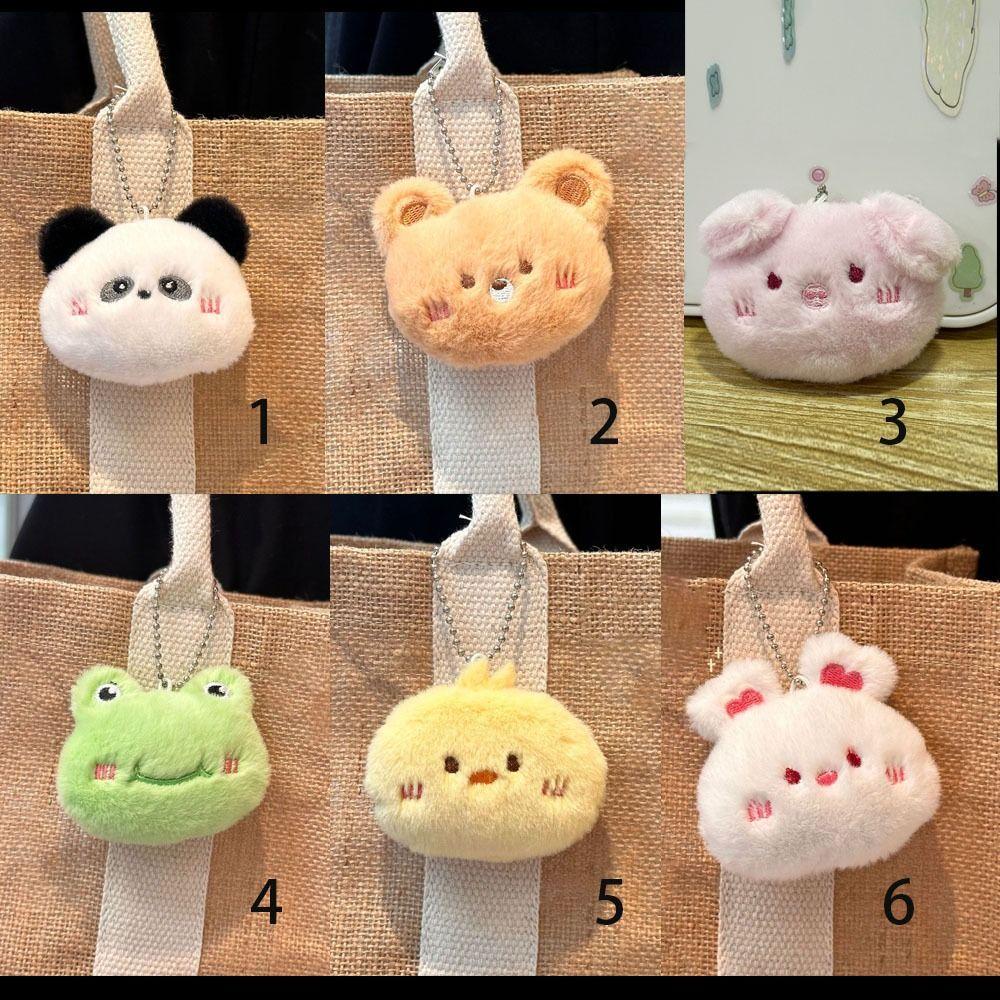 Móc Khóa Hình Gấu Trúc / Ếch / Gấu Trúc mini Dễ Thương Dùng Làm Quà Tặng