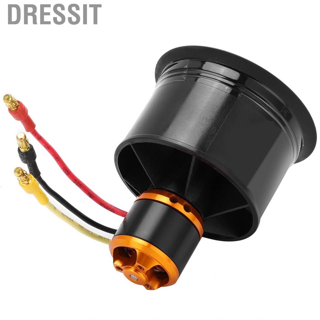 Dressit RC Ducted Fan  25.8m Motor Diameter Dynamic Balance 2 Blades with Brushless for Models