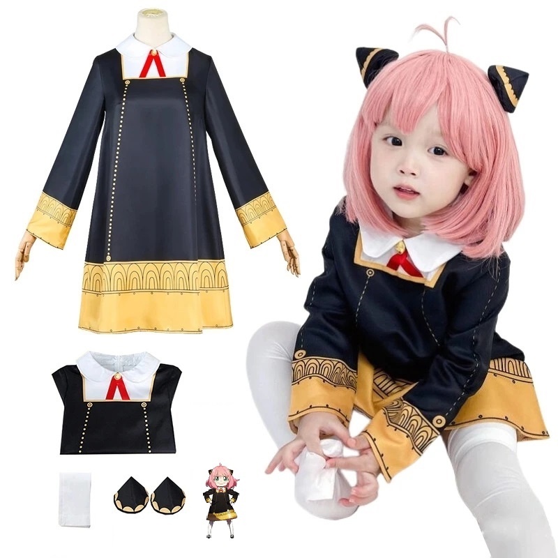 Anya forger Bộ Trang Phục Hóa Trang Nhân Vật Phim Hoạt Hình Gia Đình jp