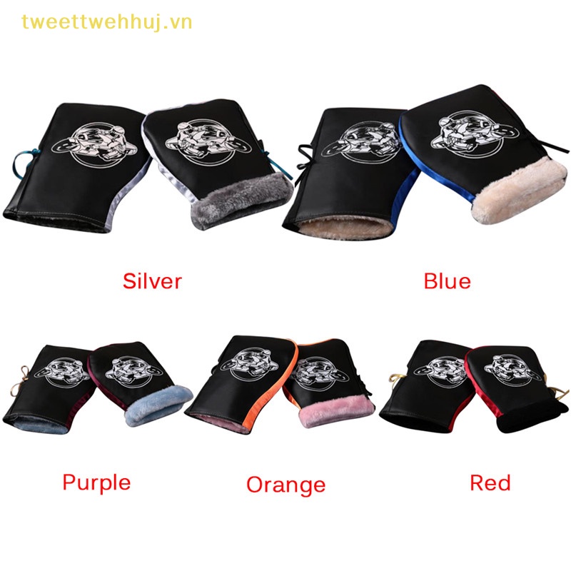 Tweehuj Găng Tay Lái Xe Máy Giữ Ấm Mùa Đông Chống Thấm Nước unisex vn