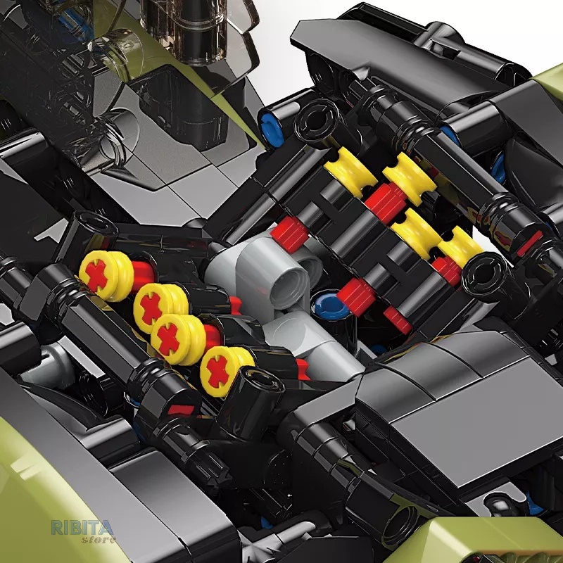 Mô hình lắp ráp kiểu LEGO siêu xe Lamborghini V12 - Sản phẩm chất lượng cao
