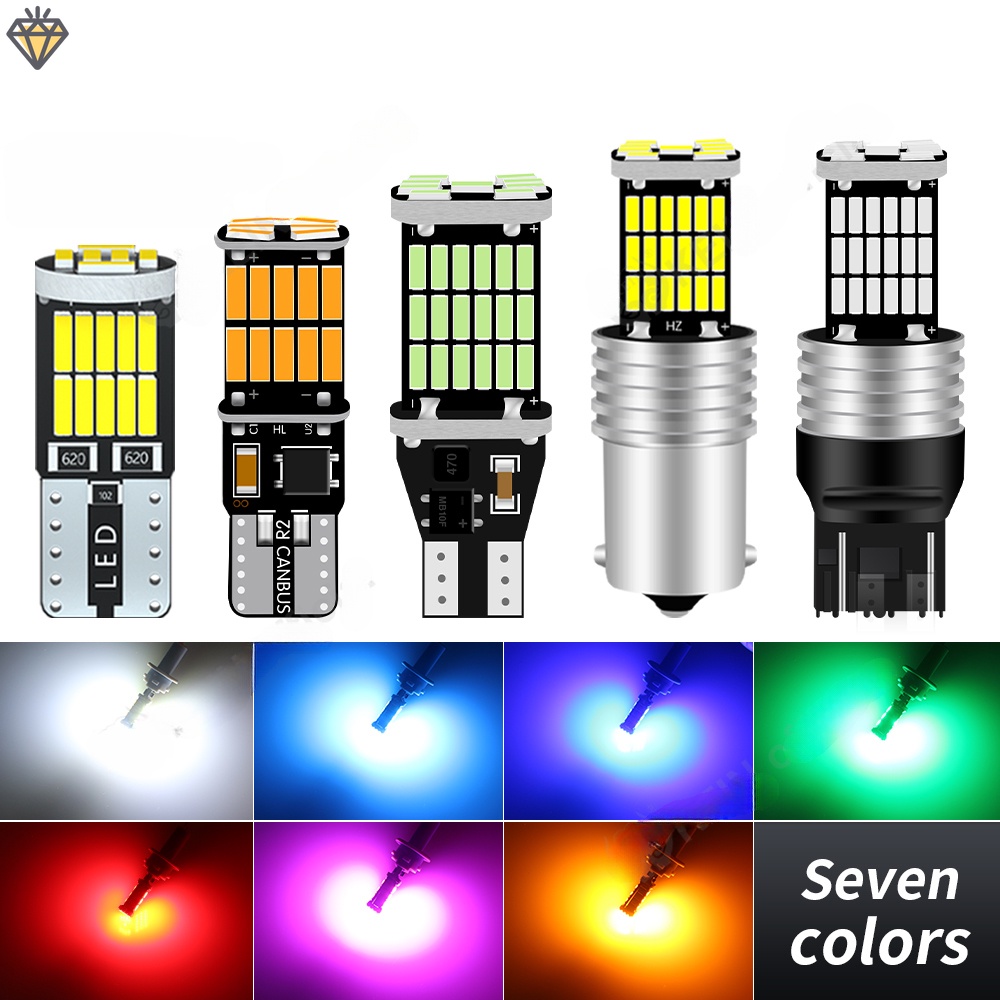 1 Đèn led Tín Hiệu Đuôi Xe Hơi t20 7443 7440 led w21w w21 / 5w wy21w 12v - YKD