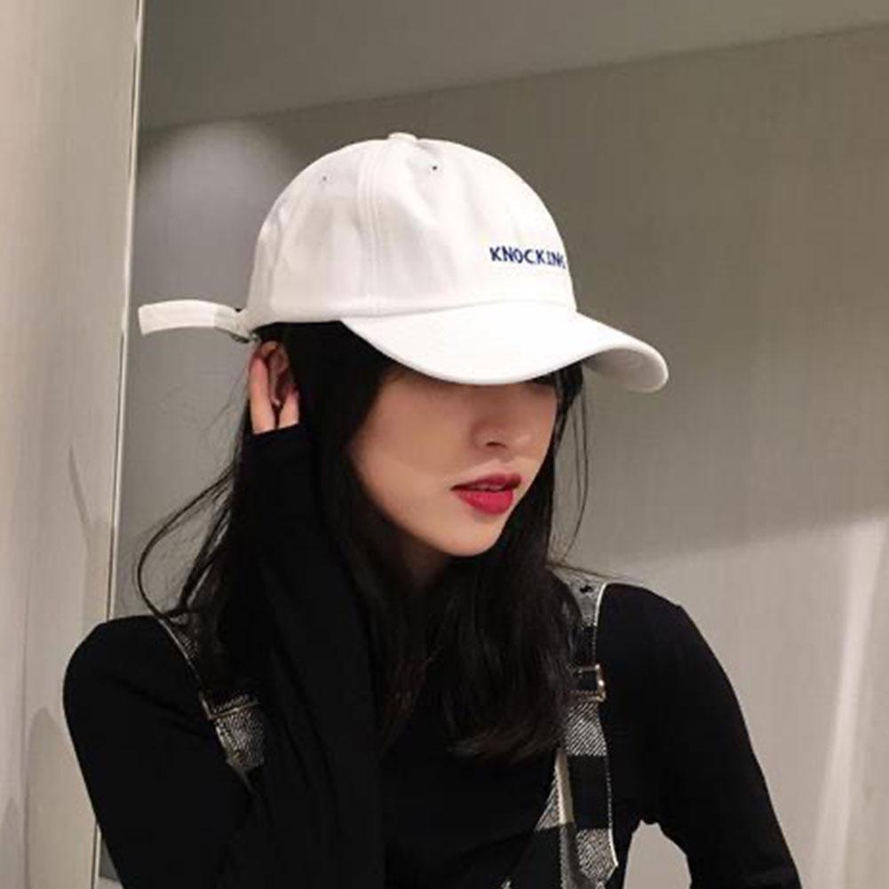 Mũ Lưỡi Trai Màu Trơn Thêu Chữ Thời Trang Hàn Quốc b5t2