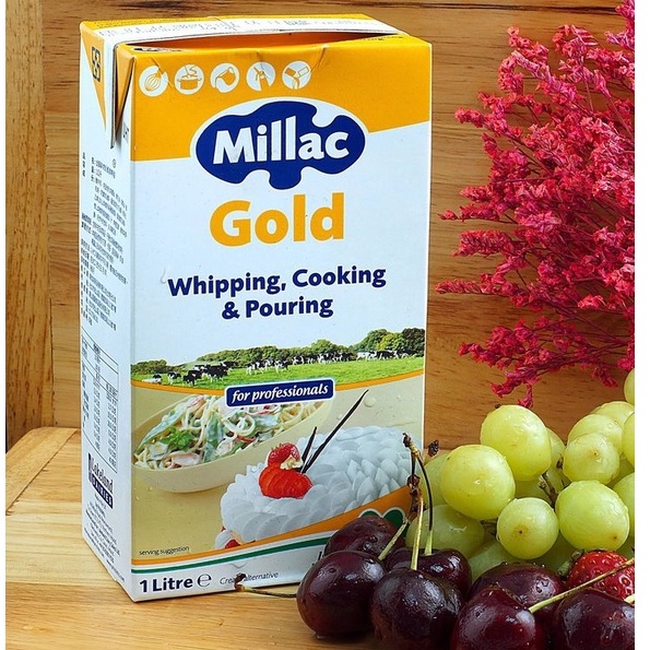 Whipping cream Millac Gold 1Lít - Nhập khẩu Anh Quốc