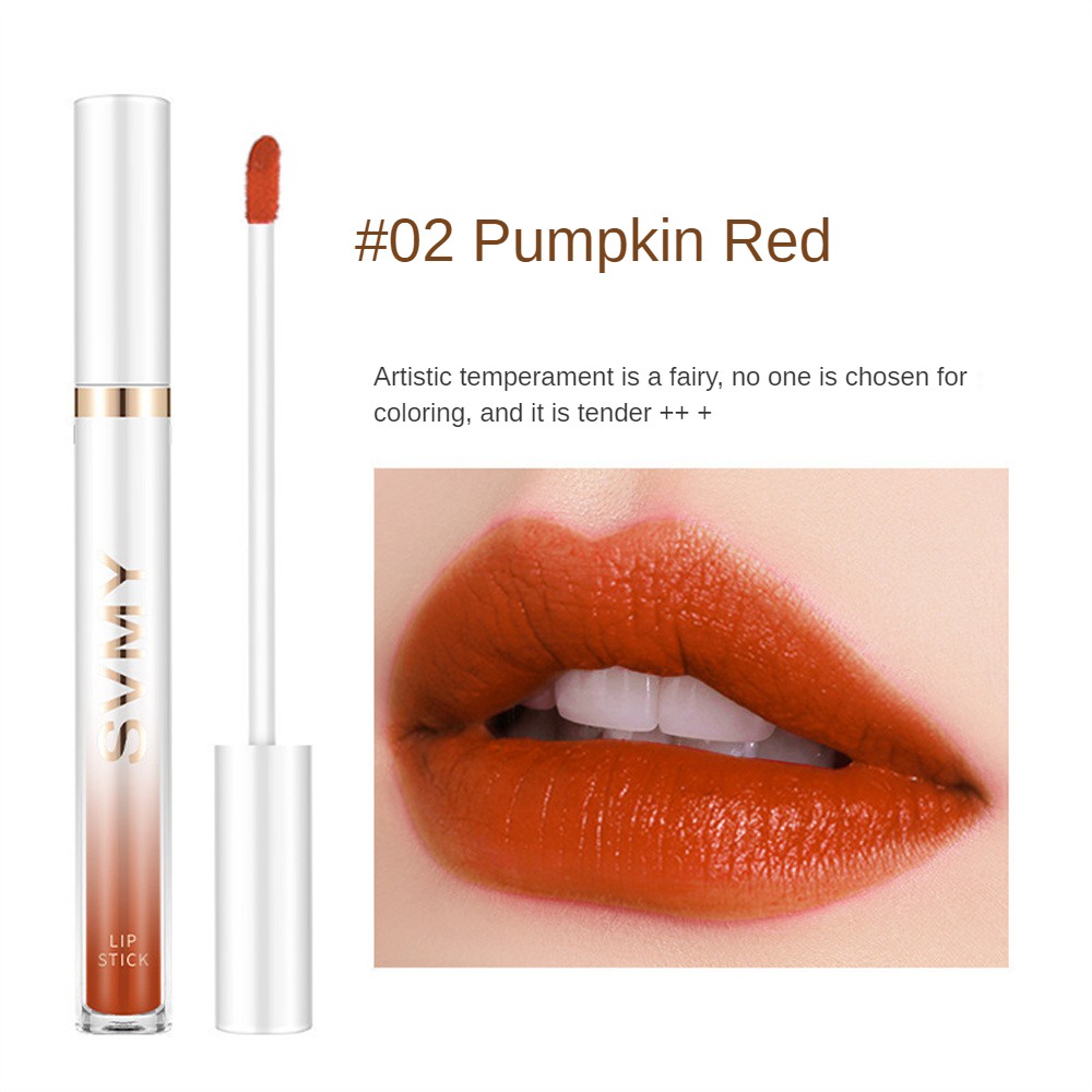 Son Bóng Chống Dính Cup Velvet Matte Lip Glaze, Dưỡng ẩm, Lâu Trôi, Không Phai Màu, Dưỡng ẩm, Chống Thấm Nước, Chống Mồ Hôi, Không Tẩy Son Môi FATE1