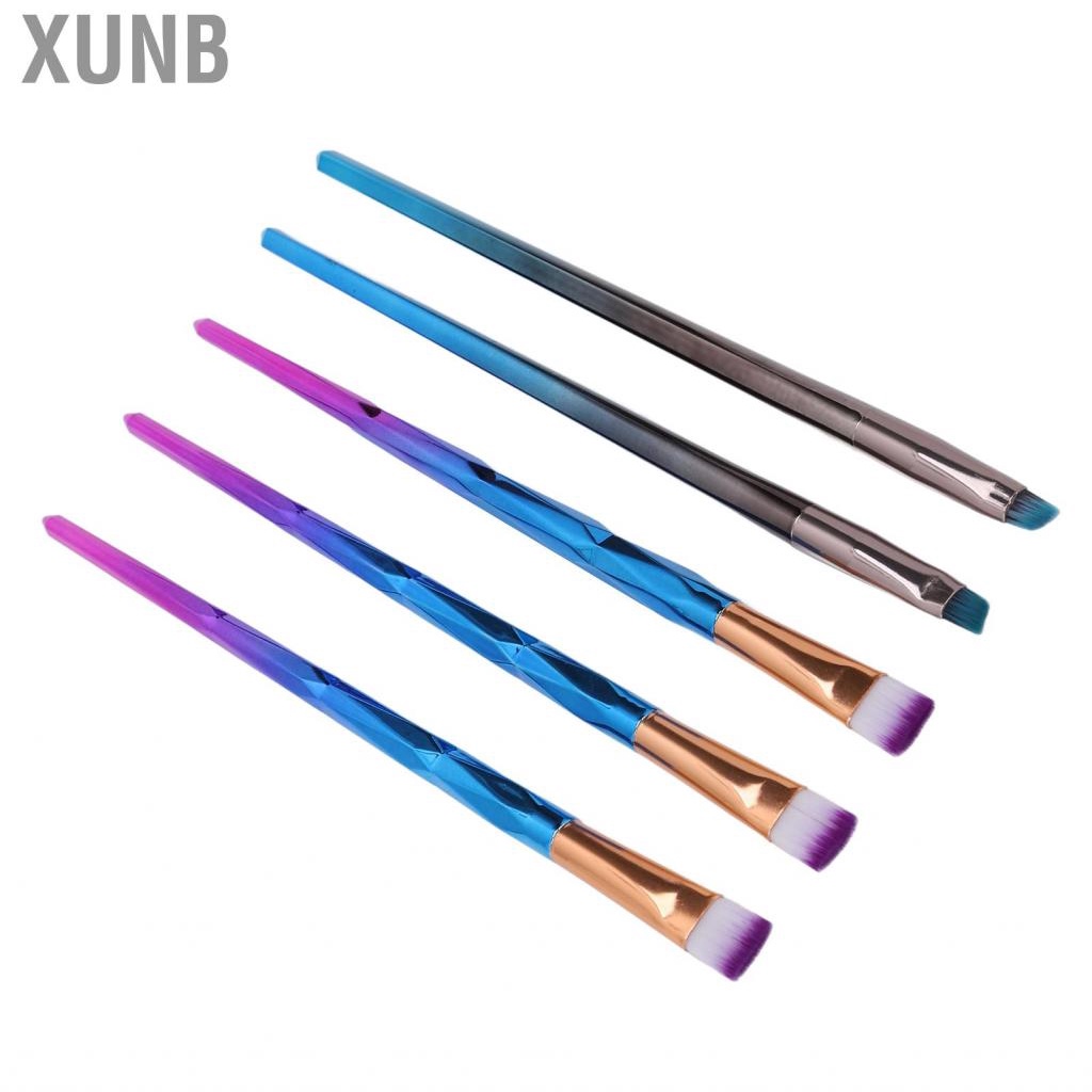 Xunb Nail Art Brushes 5 Pcs 2PCS Fashion Portable  For
