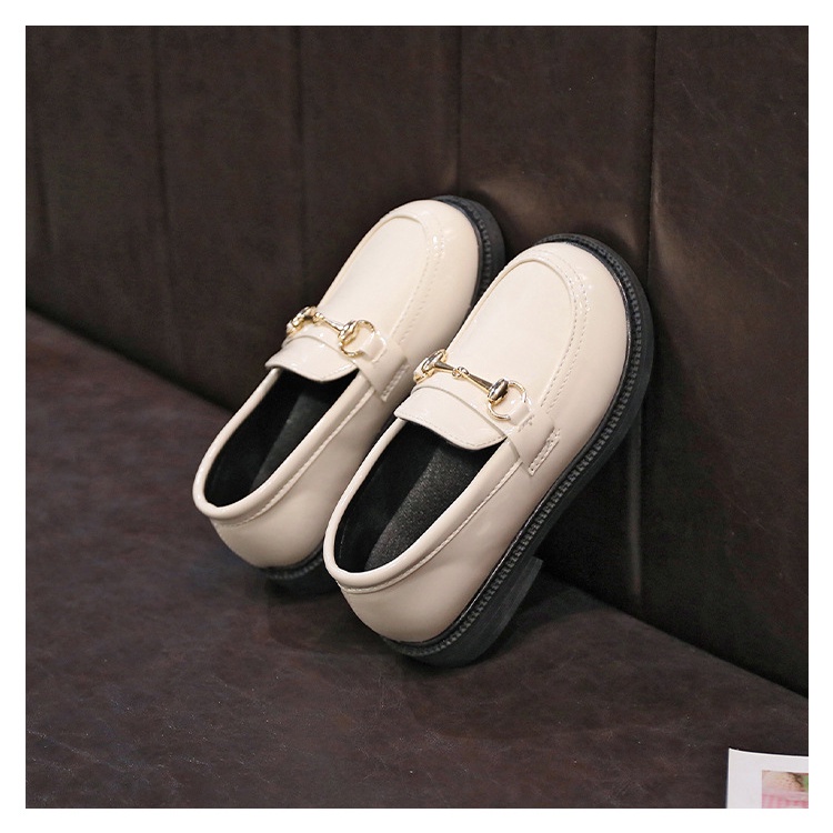 Giày Da Đế Mềm Phong Cách Anh Quốc Thời Trang Xuân Thu Cho Bé Gái