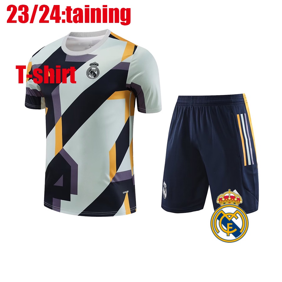 Bộ Quần Áo Bóng Đá jersey bellingham vini jr. 23-24 r mad Cho Nam  2023 / 2024