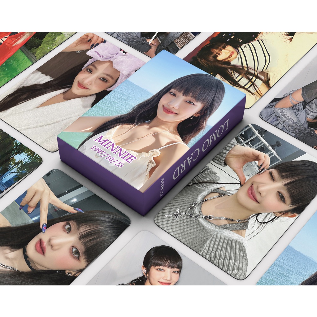 I-DLE MINNIE Heat I Want That Photocard GIDLE Lomo Card Postcard
