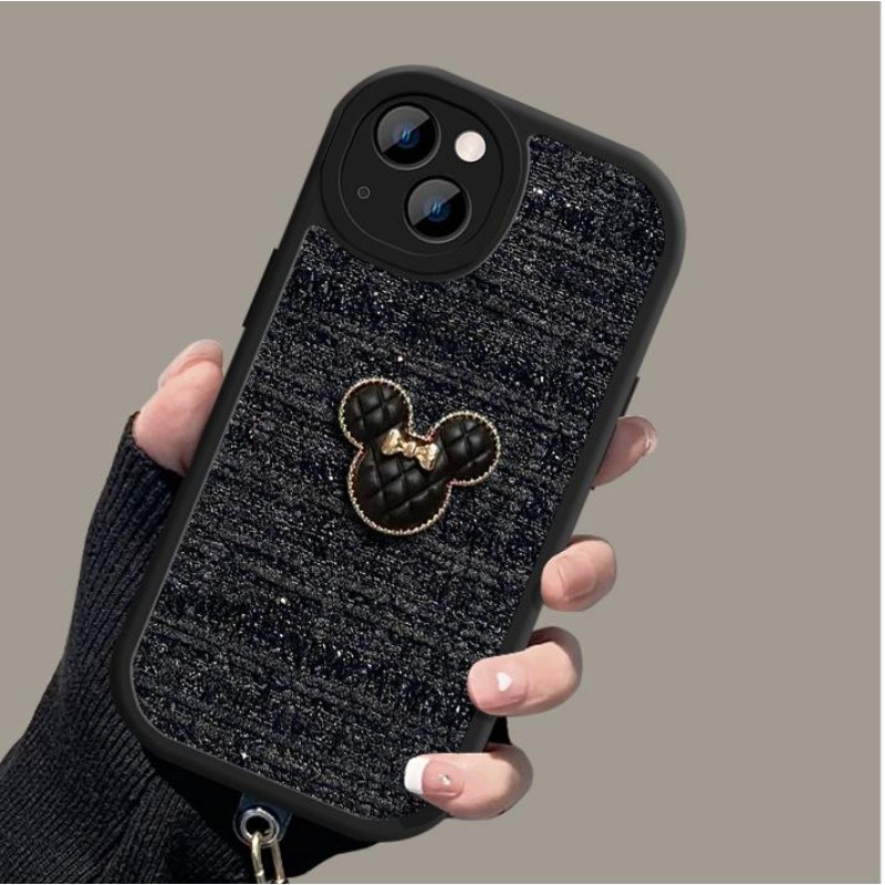 Ốp Điện Thoại Họa Tiết Đầu Chuột mickey Cho iphone 7 7 plus 8 8 plus xs xr 11 12 13 14 15 pro plus promax