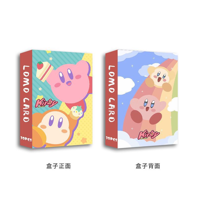 Kirby Cute Lomo Photocard Card Double-sided Color Printing 30pcs/box