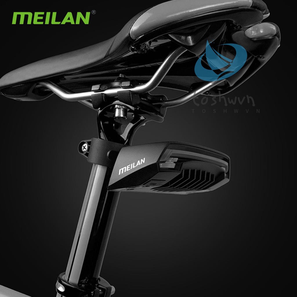Meilan Đèn led Tín Hiệu Không Dây Gắn Đuôi Xe Đạp x5