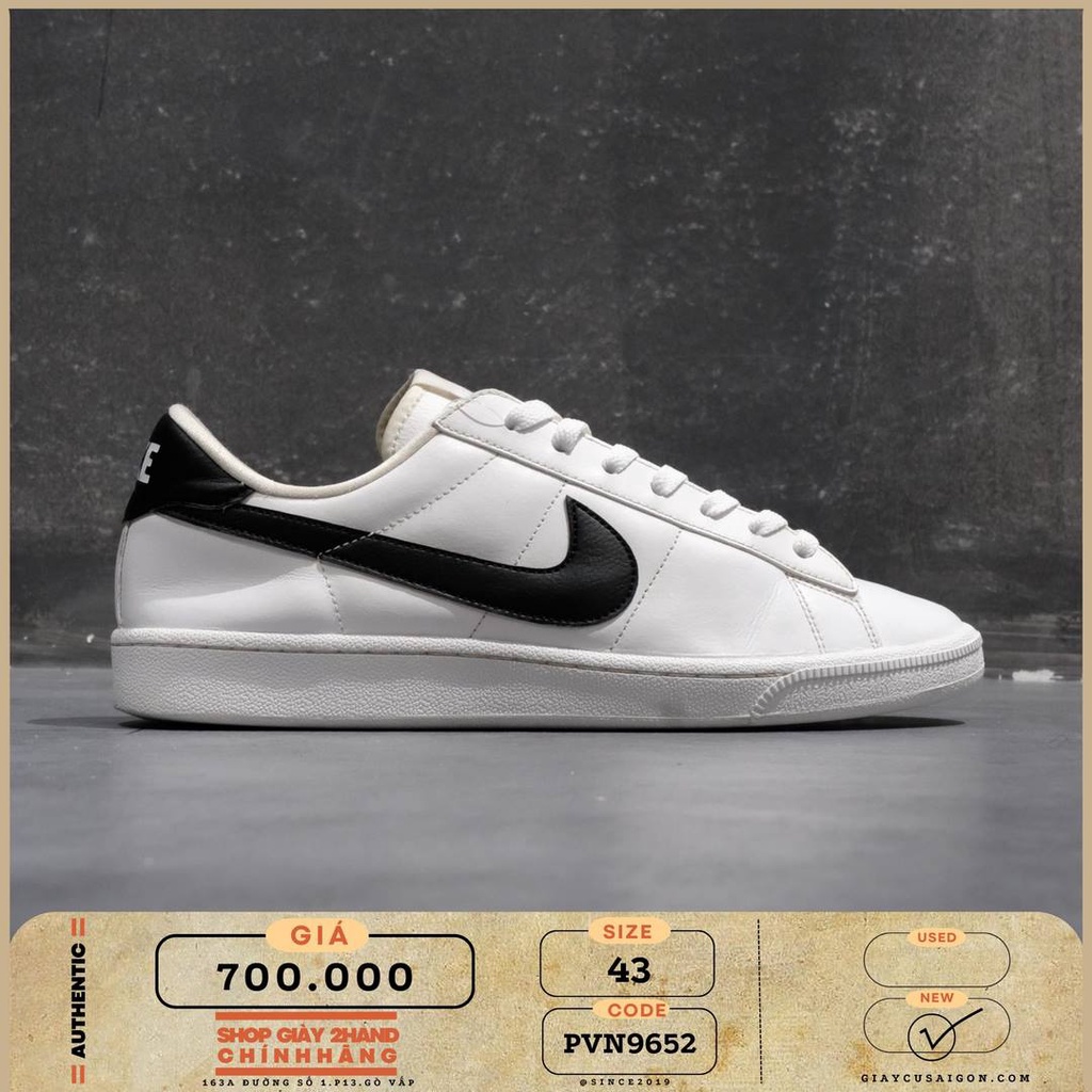 2hand giày Nike Tennis Classic White Black 312498-130 SIZE 43 9652