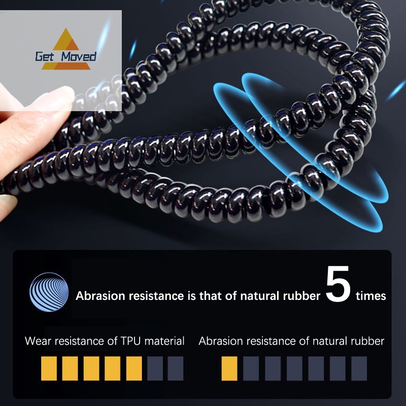 Dây Cáp Xoắn Ốc Co Giãn 90cm Bảo Vệ Dây Phanh Điện Tử Cho ninebot m365 Mới