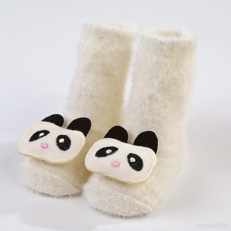 Vớ cotton Dài Chống Trượt Mềm Mại In Họa Tiết Hoạt Hình Dễ Thương Cho Bé Trai Và Gái Sơ Sinh