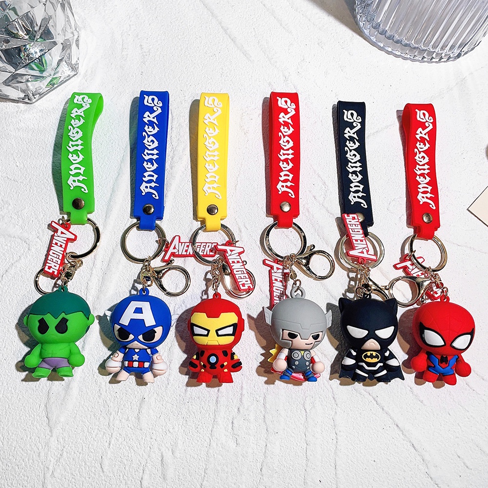 Móc Khóa Hình Nhân Vật Hoạt Hình Siêu Anh Hùng