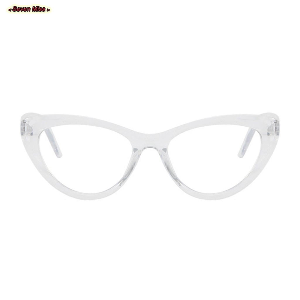 SevenMiss Mắt Kính Gọng Nhựa Phong Cách vintage Thời Trang Cho Nữ