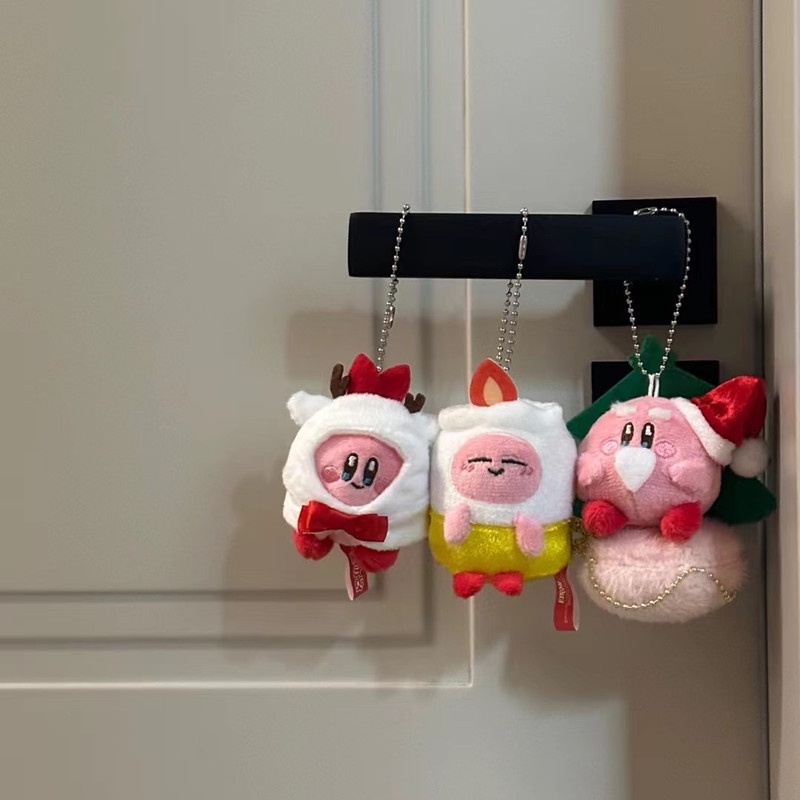 Búp Bê Nhồi Bông Hình Ông Già Noel kts kirby Trang Trí Cây Thông Giáng Sinh Cho Bé Gái