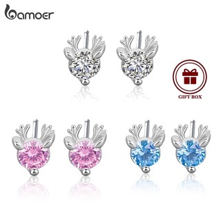 Bamoer Bông Tai Hình Tuần Lộc Giáng Sinh