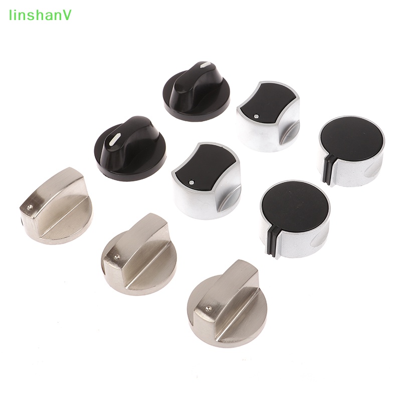 Set 2 Nút Vặn Bếp Ga Lò Nướng 6 / 8mm Màu Bạc Thông Dụng
