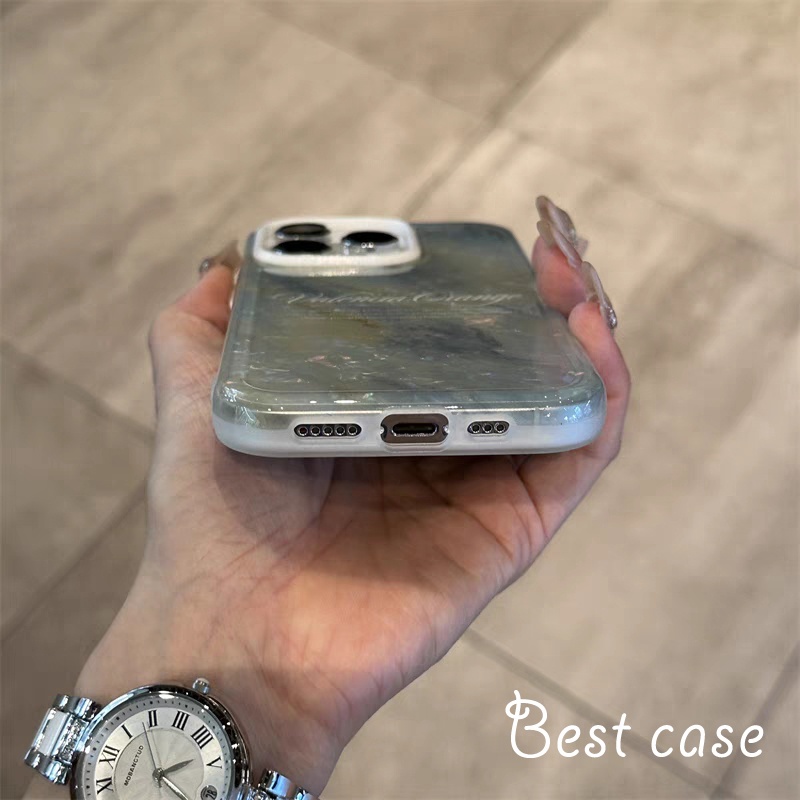 Ốp Điện Thoại Họa Tiết Đá Cẩm Thạch Cho iphone 13 14 15 pro max