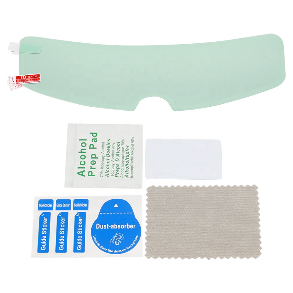 Miếng Phim Dán Mũ Bảo Hiểm Chống Sương Mù / Mưa Phủ nano Trong Suốt hd An Toàn