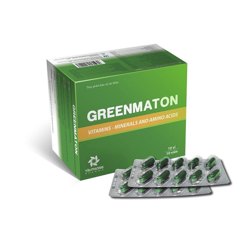 Greenmaton – Bổ sung các vitamin, khoáng chất và acid amin