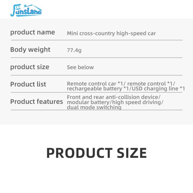 Funlane Xe Hơi Địa Hình Điều Khiển Từ Xa 1: 32 Có camera 480p wifi fpv hd 2.4g 4wd Và Phụ Kiện