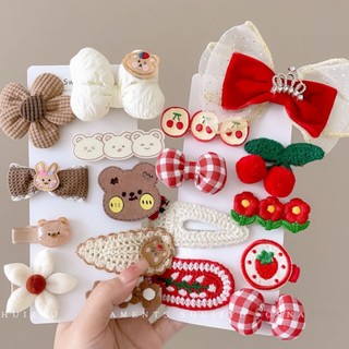 Set 10 Kẹp Tóc Nơ Dễ Thương Cho Bé Gái