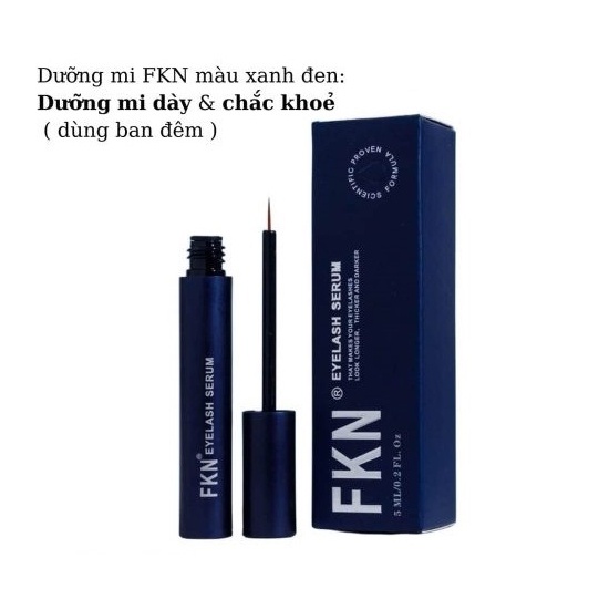 Serum dưỡng mi  FKN Eyelash Serum ban đêm 5ml mọc mi dài dày và cong