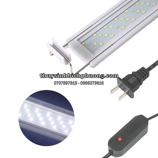 Đèn led bể cá thủy sinh xuanmeilong “xml” ánh sáng trắng 4 hàng bóng