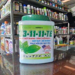 Phân bón npk 33-11-11+te hủ 500gam phát đọt, kéo đọt, kéo chồi...