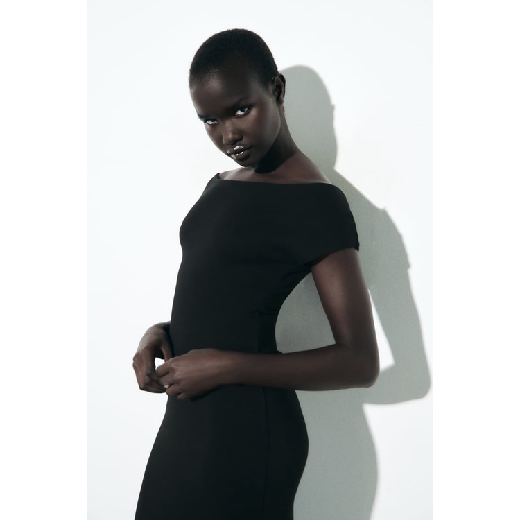 Váy body dáng dài Zara authentic