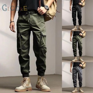 Cargo Pants Durable Loose Outdoor Slight Stretch With Multiple Pockets
