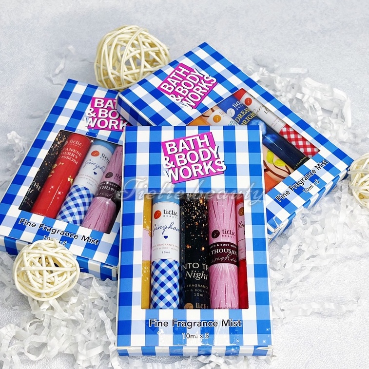 Set Body Mist Bath & Body Works  - Xịt thơm toàn thân hương nước hoa