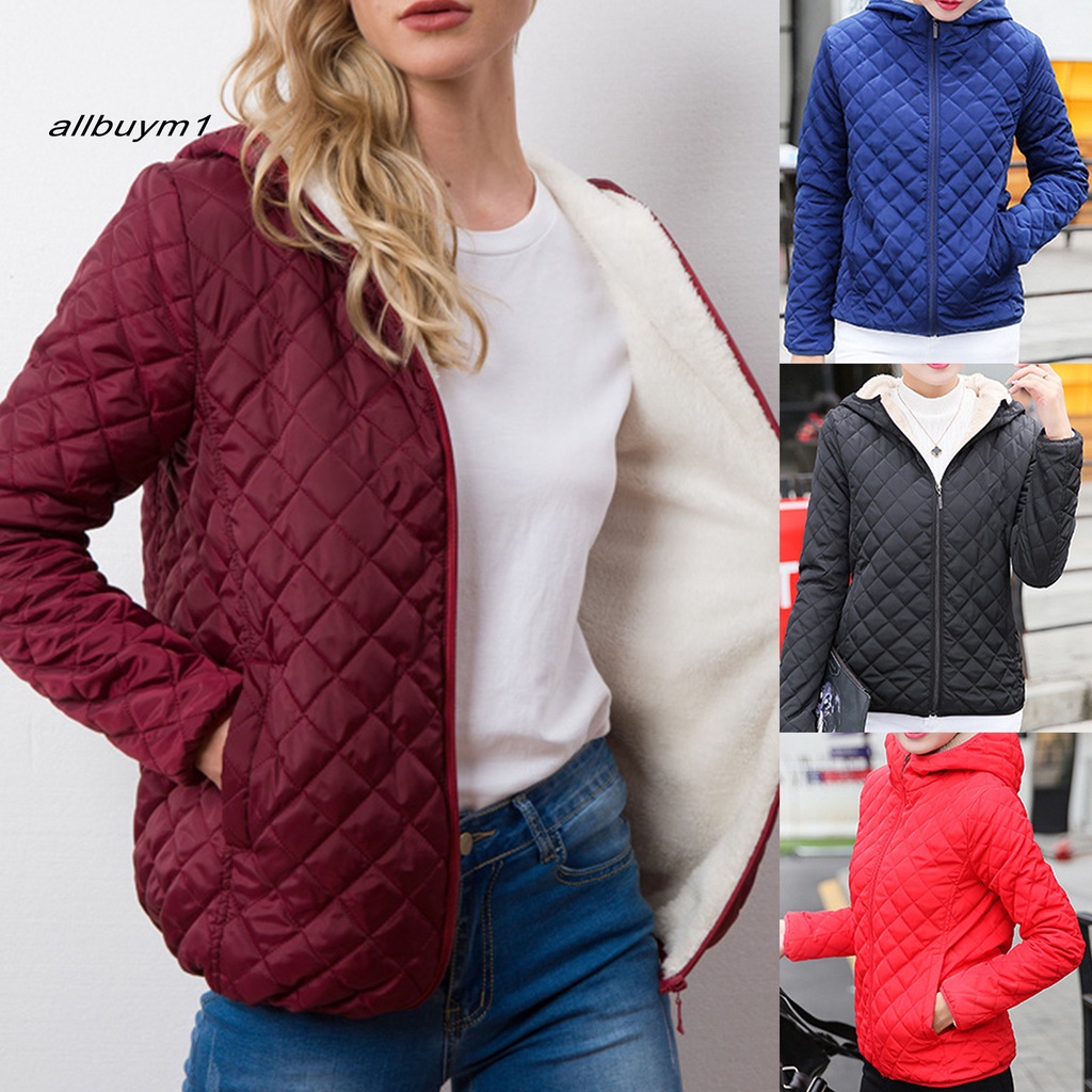 Alw- Áo Khoác Phao parka Có Túi Thời Trang Thu Đông Cho Nữ