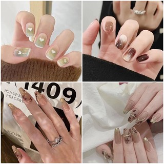 Bộ Móng Tay Giả Thời Trang Có Thể Đeo Lại Cho Nữ diy