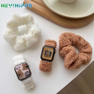 Dây Đeo Bằng Lông Cho Đồng Hồ Thông Minh iwatch 9 / 8 / 7 / 6 / se / 5 / 4 / 3 / 49 / 45 / 44 / 42 / 41 / 40 / 38mm