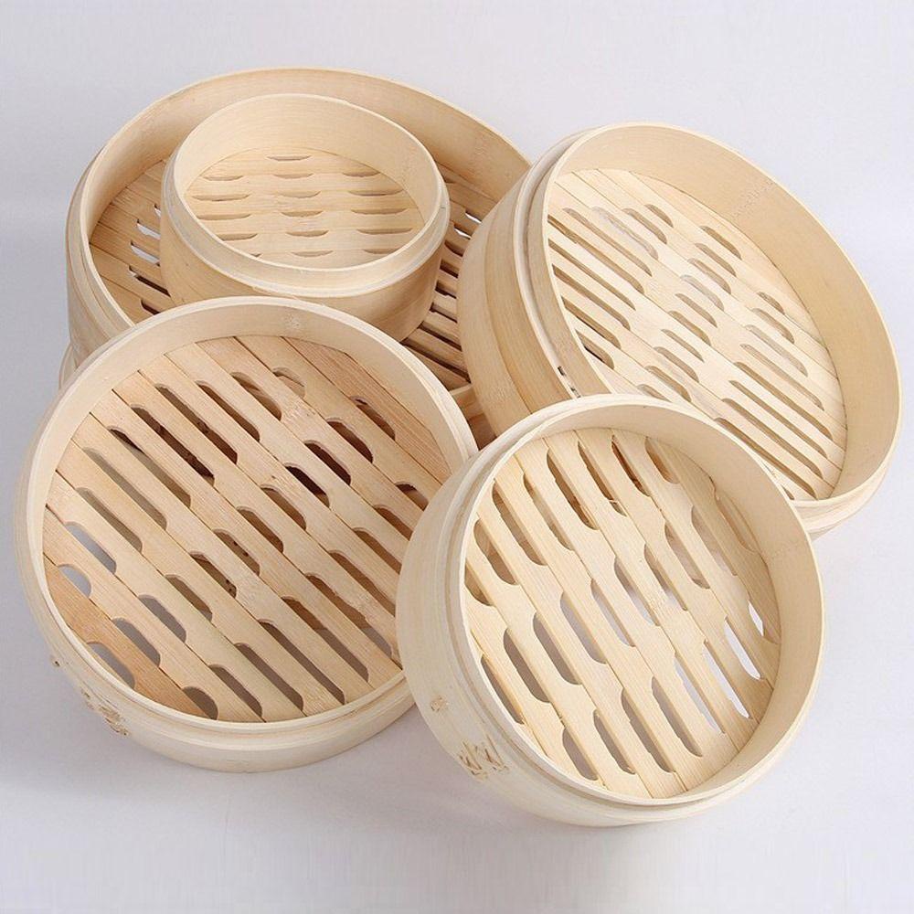 Topabc1 Rổ Hấp Bánh bao dimsum Bằng Tre Thân Thiện Với Môi Trường