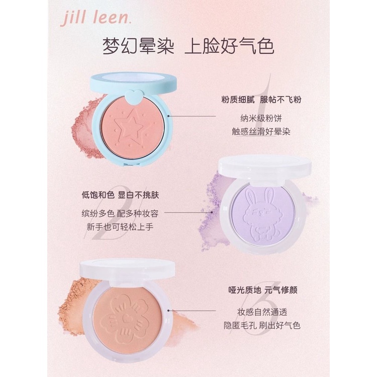 JiillLeenPhấn Má Hồng Jill Leen Màu Đào Tự Nhiên Mờ Lấp Lánh Không Thấm Nước  Bền Màu BOWSTORE | BigBuy360 - bigbuy360.vn